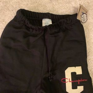 NWT Authentic Champion Jogger sweatpants. Black